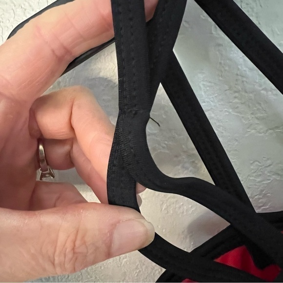 Revolution Dancewear "Lose Yourself to Dance" costume red & black sequins, MC. - Picture 14 of 16